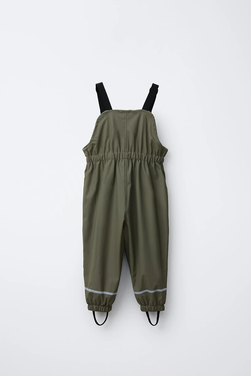 RUBBERIZED WATER-RESISTANT OVERALLS