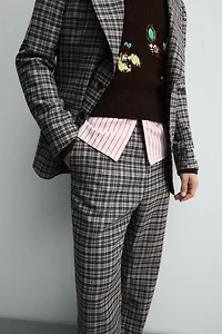 CHECK SUIT TROUSERS HARRY LAMBERT FOR ZARA X DISNEY