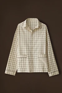 CHRISTMAS CHECK COTTON PAJAMA SET