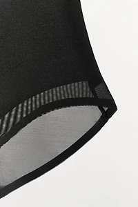 CULOTTE TAILLE LARGE AVEC POLYAMIDE