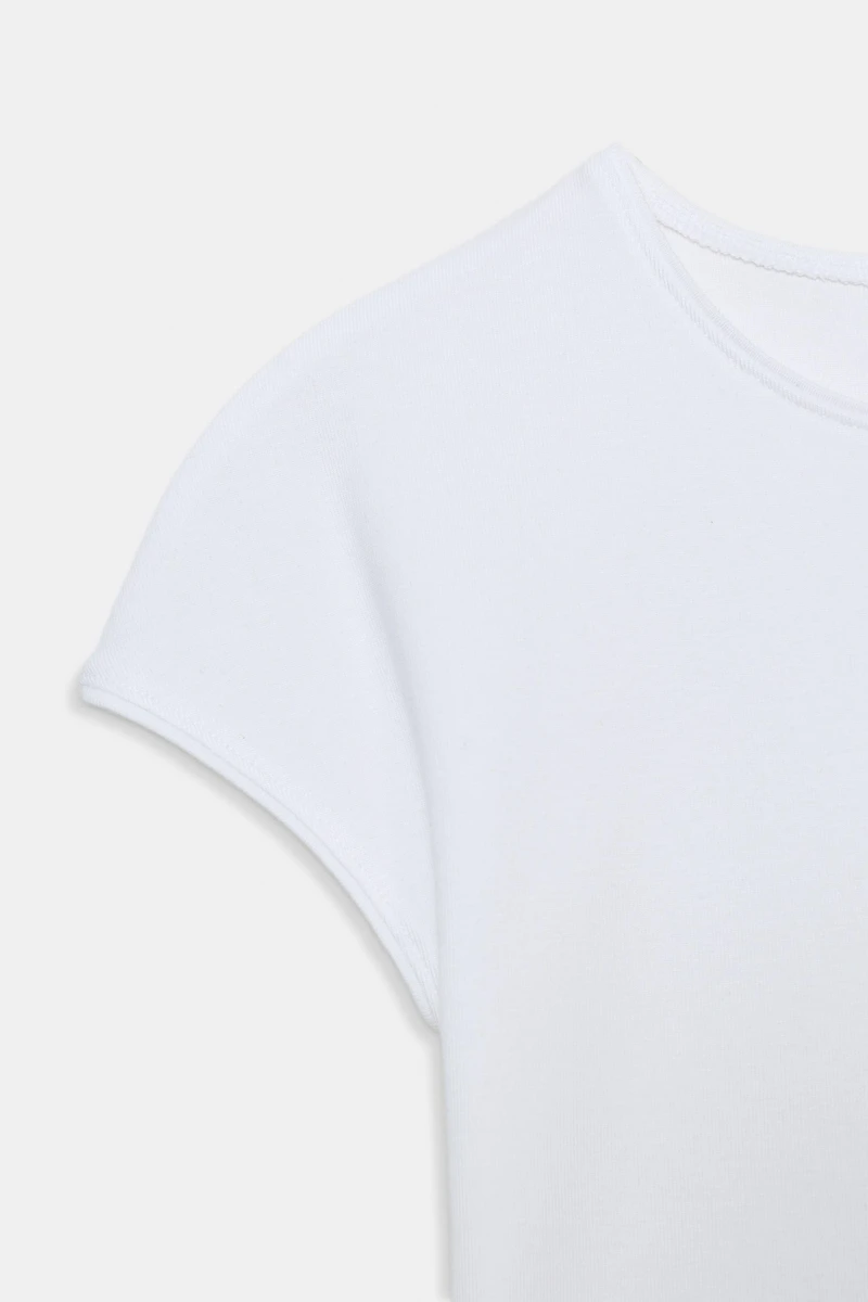T-SHIRT COURT MANCHES COURTES
