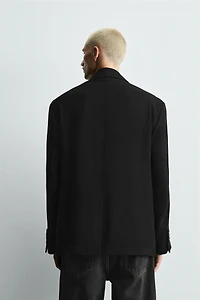 RELAXED FIT FLOWY BLAZER