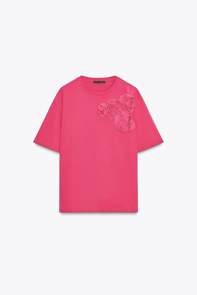 FLORAL VOLUME T-SHIRT