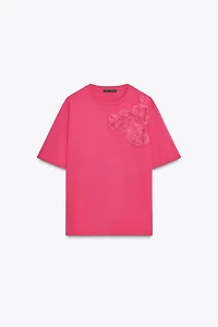 FLORAL VOLUME T-SHIRT