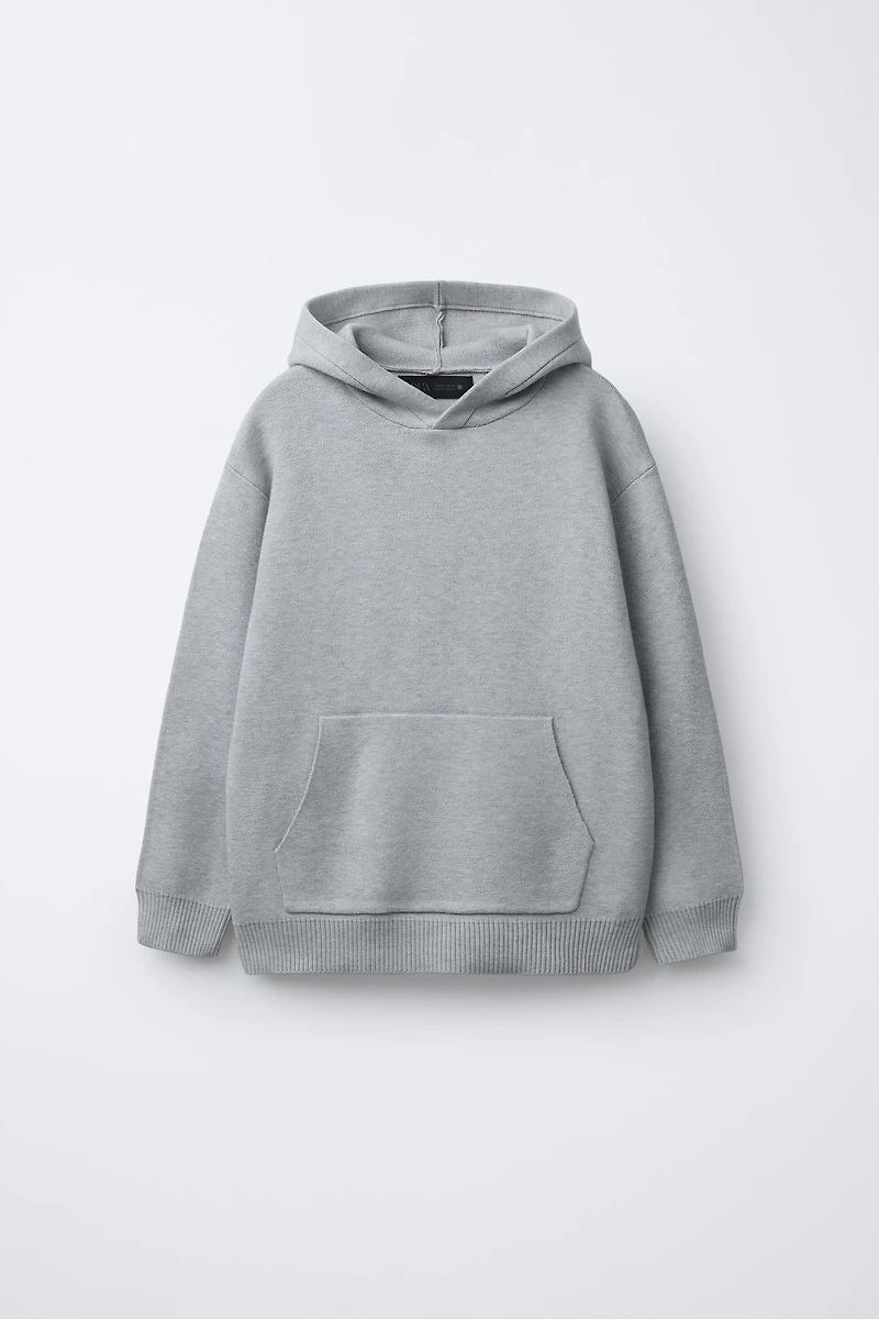 SOFT KNIT HOODIE SWEATER