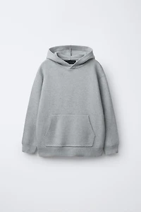 SOFT KNIT HOODIE SWEATER