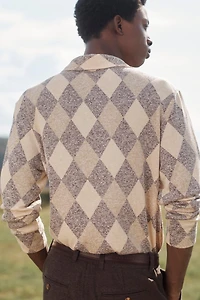 DIAMOND PATTERN LIMITED EDITION POLO SHIRT