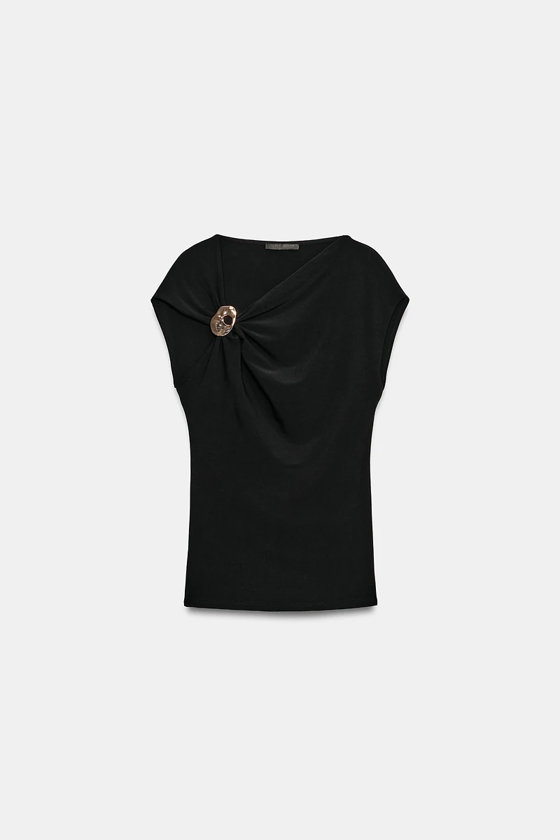 DRAPED HARDWARE TOP