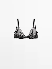 Lace bra with underwire
