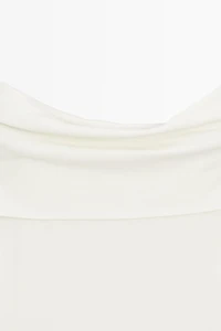 Top en coton à épaules dénudées