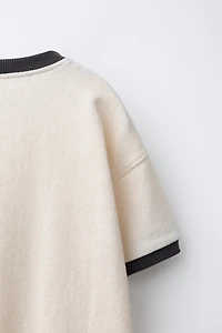 RIBBED POCKET T-SHIRT