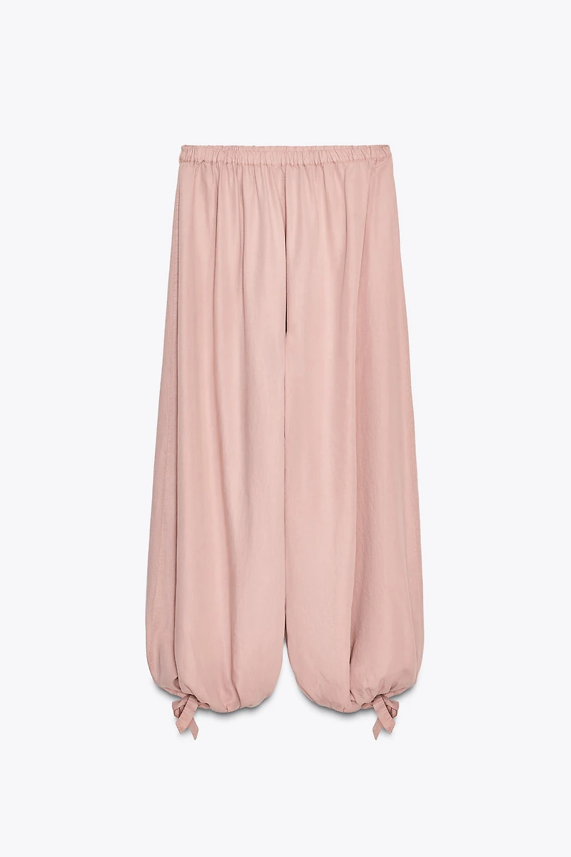 ZW COLLECTION FLOWY GATHERED PANTS