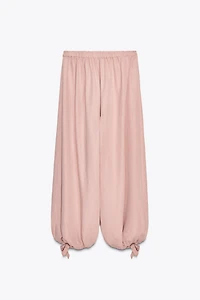 ZW COLLECTION FLOWY GATHERED PANTS