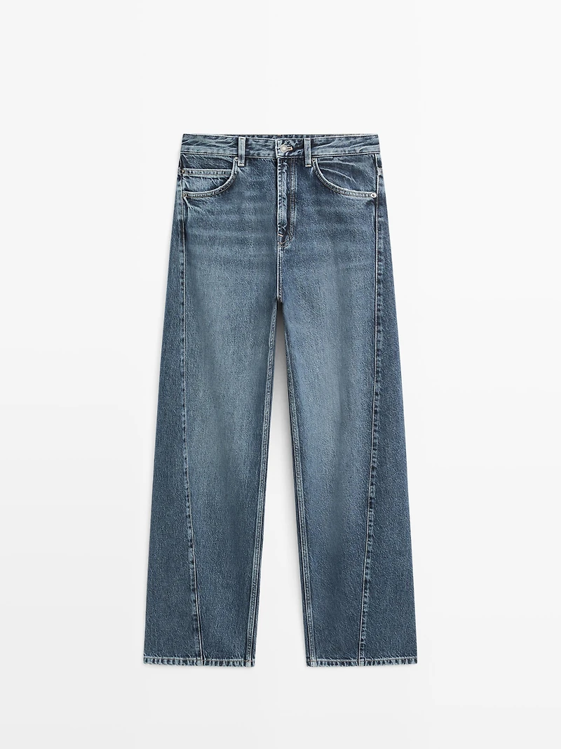Barrel fit jeans