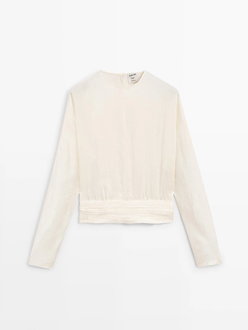 Blouse with gathered details - STUDIO