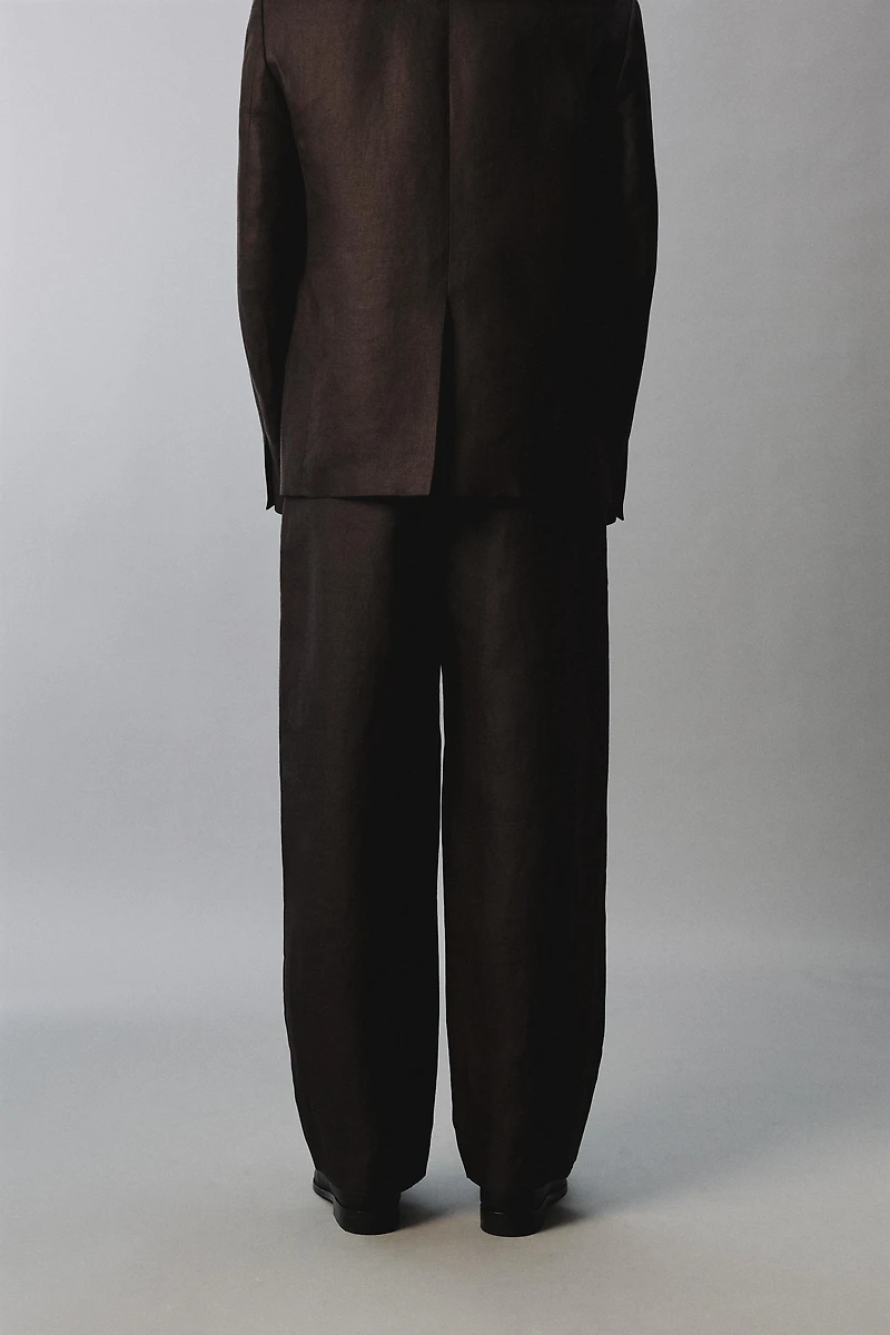 100% LINEN SUIT PANTS