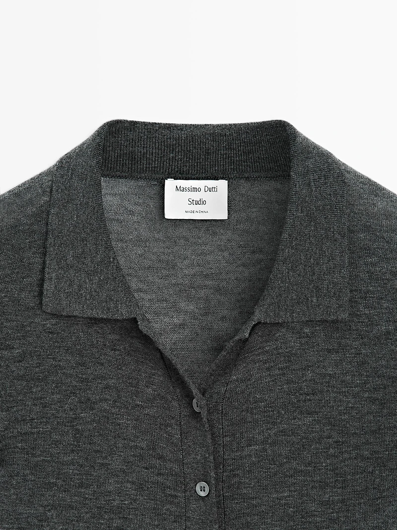 Cardigan 100 % laine - Studio
