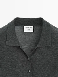 Cardigan 100 % laine - Studio