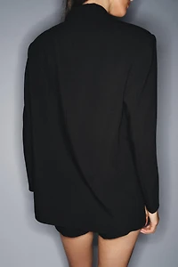 VESTE OVERSIZE À BOUTONNAGE CROISÉ