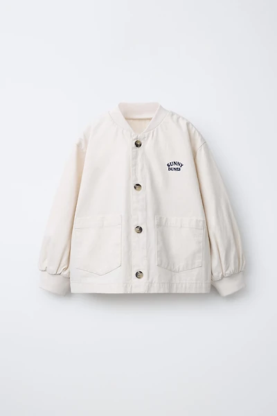 EMBROIDERED BOMBER JACKET
