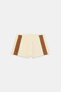 MINI SHORTS WITH SIDE STRIPES