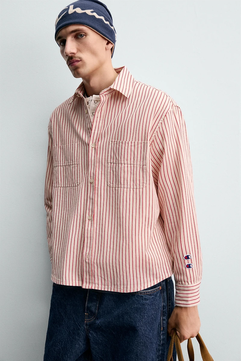 CHEMISE RAYURES PIÈCES CHAMPION ® X ZARA