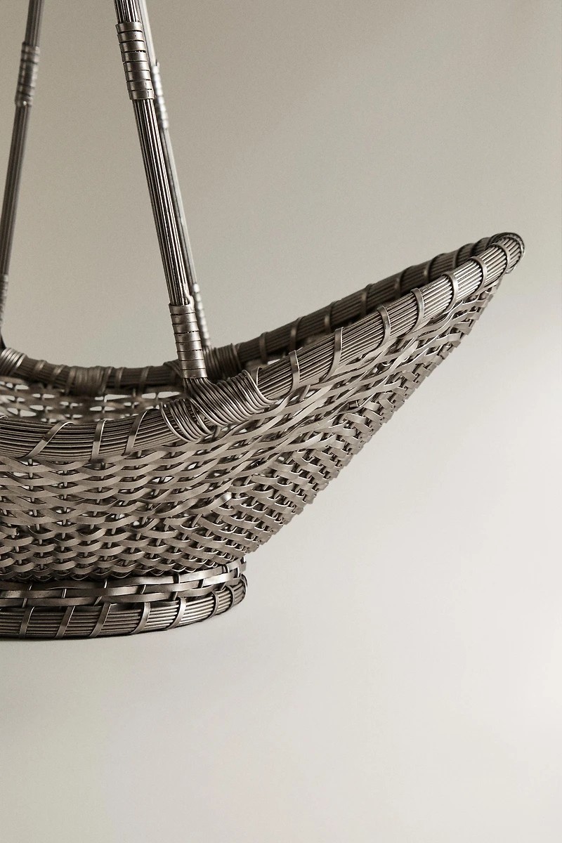 PANIER HAUT MÉTALLIQUE TRESSÉ I COLIN KING