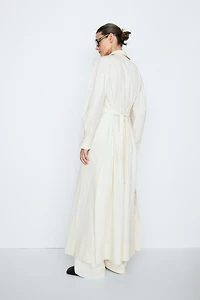 Flowy shirt maxi dress - STUDIO