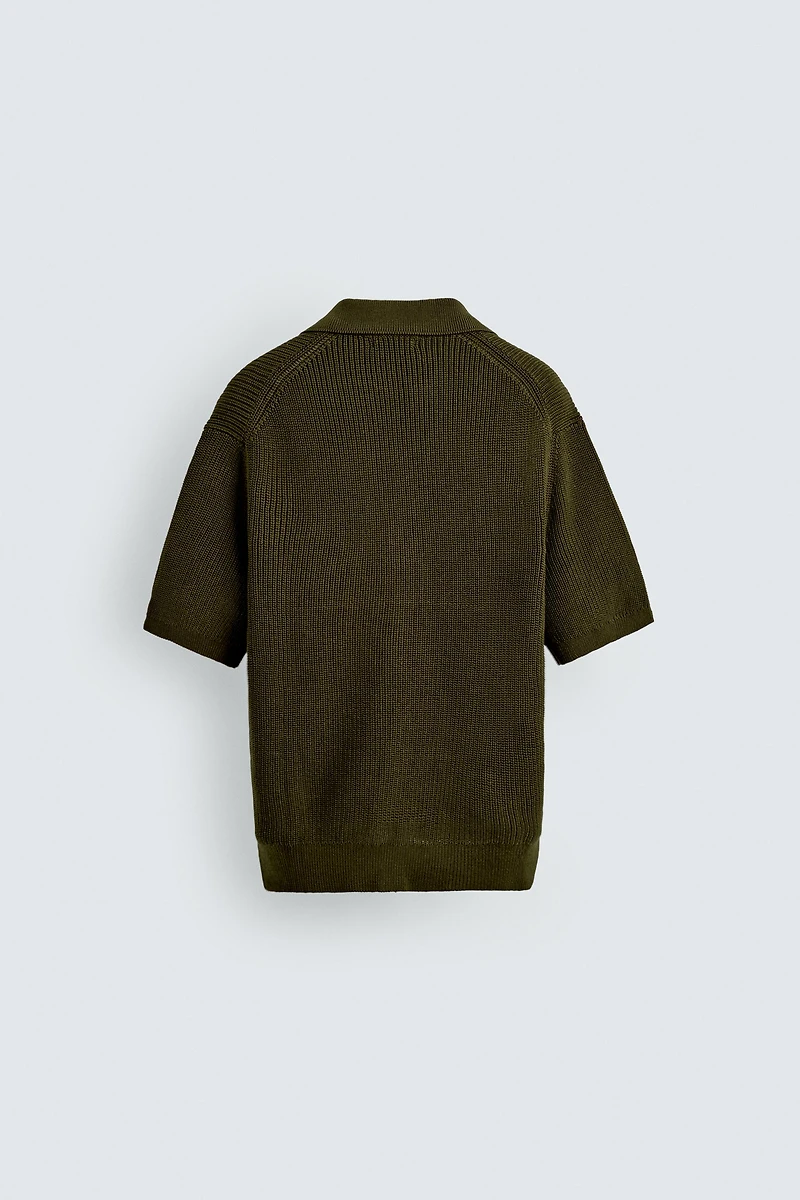 MERCERIZED KNIT COTTON POLO