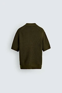 MERCERIZED KNIT COTTON POLO