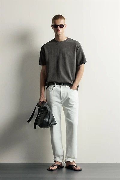 TEXTURED RELAXED FIT T-SHIRT