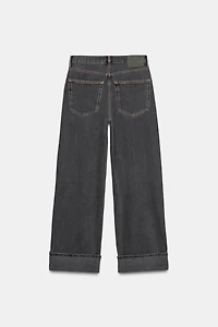 ZW COLLECTION MID-RISE BAGGY JEANS