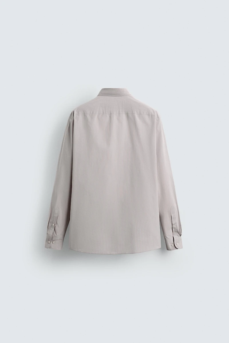 STRIPED JACQUARD SHIRT
