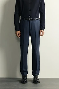 PANTALON DE COSTUME REGULAR FIT À CARREAUX