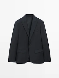 Veste de costume 100 % laine froide