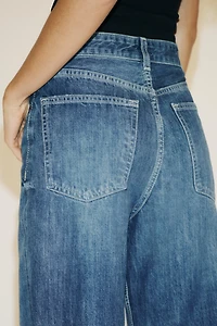 JEANS TRF WIDE LEG TAILLE HAUTE FULL LENGTH