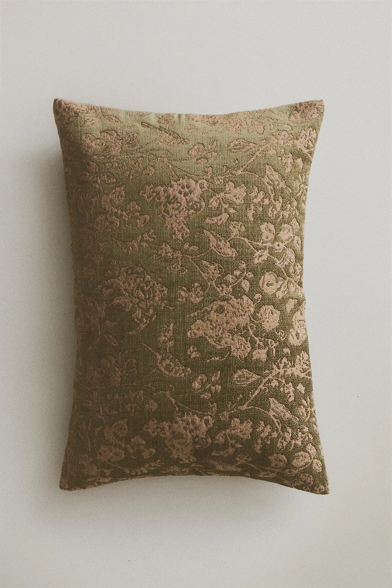 FLORAL CUSHION COVER