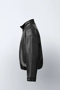 FAUX LEATHER JACKET
