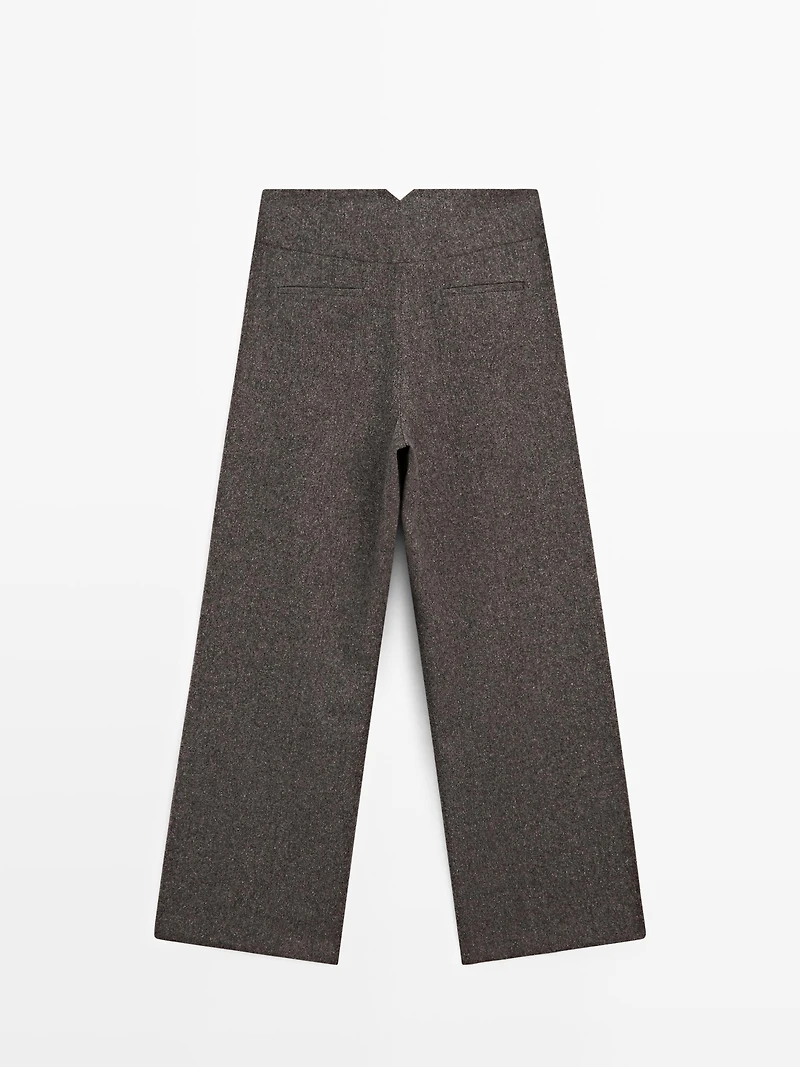 Pantalon de tailleur bottonato
