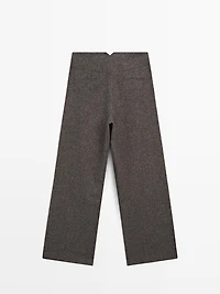 Pantalon de tailleur bottonato
