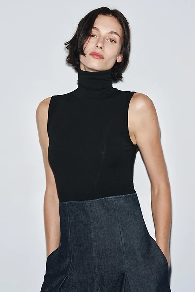 BASIC HIGH NECK BODYSUIT