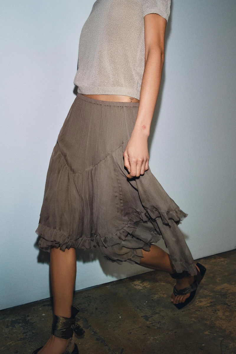 ZW COLLECTION RUFFLED SKIRT