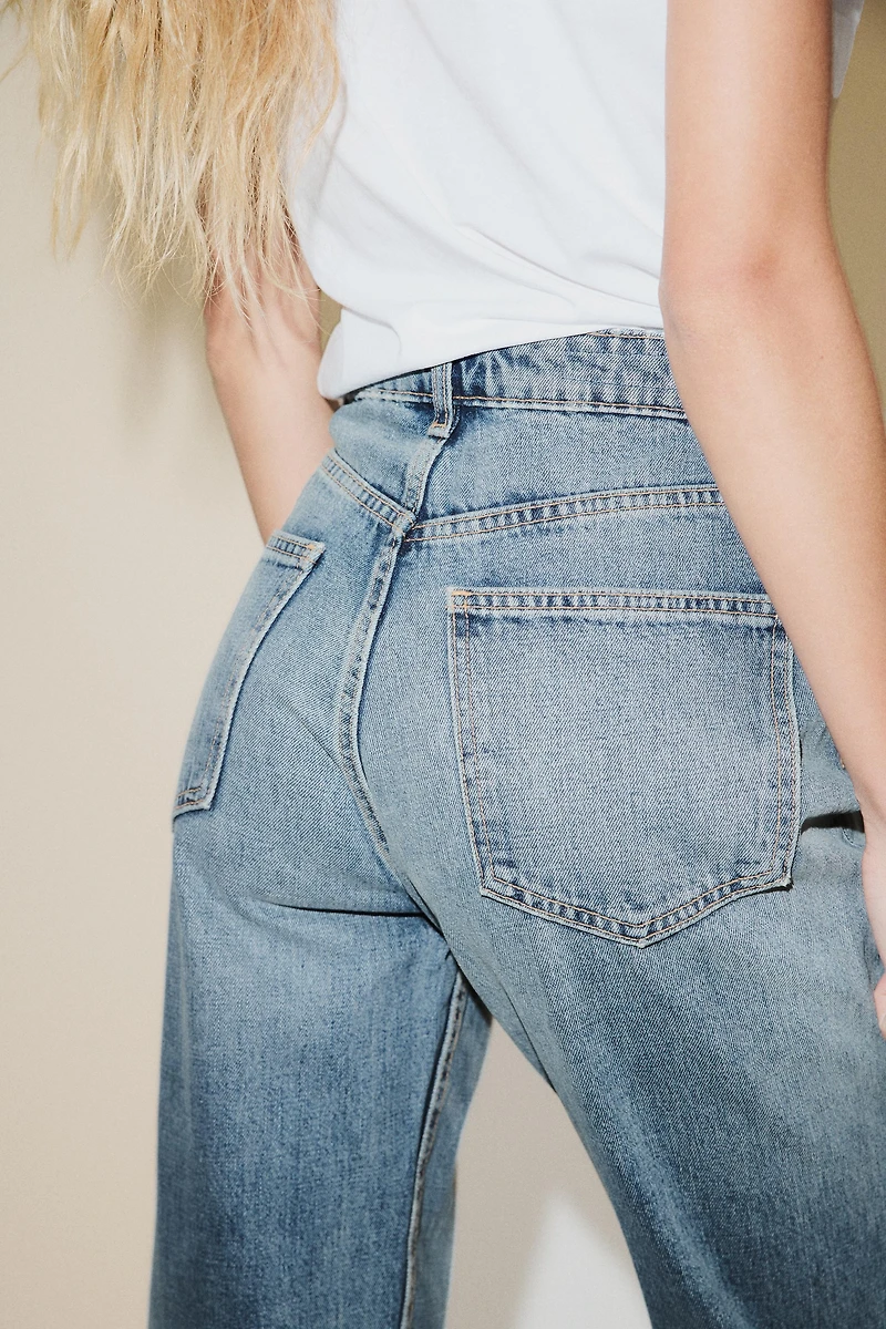 TRF MOM FIT HIGH WAIST JEANS