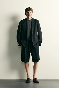 TEXTURED SUIT BLAZER
