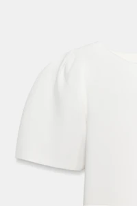 PUFF SLEEVE KNIT TOP