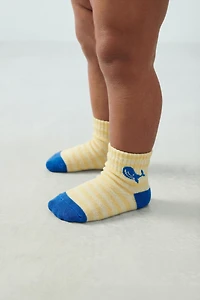 THREE-PACK OF PRINTED SHORT SEA SOCKS