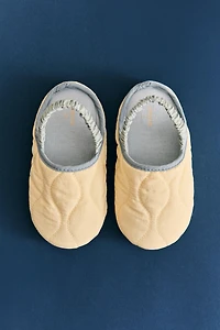 CHILDREN'S QUILTED MULE SLIPPERS