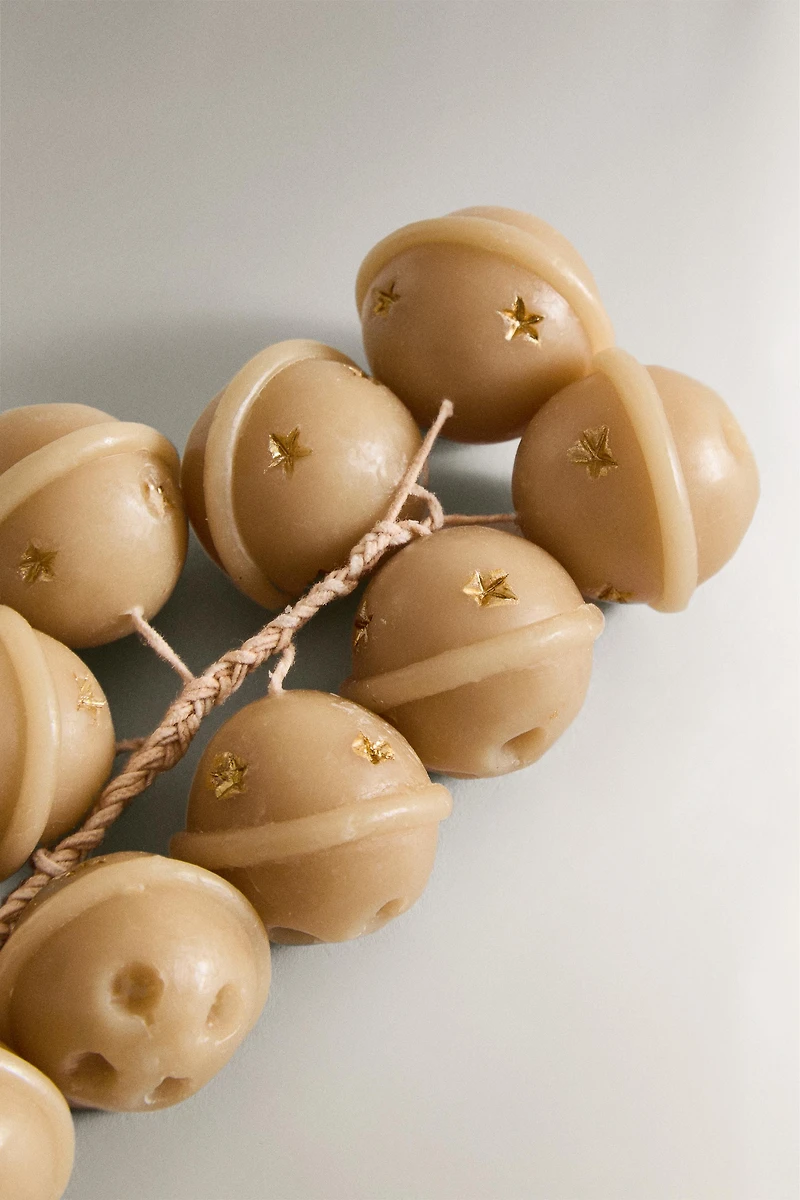 PACK BOUGIES CASCADE GRELOTS NOËL (PACK DE 12)