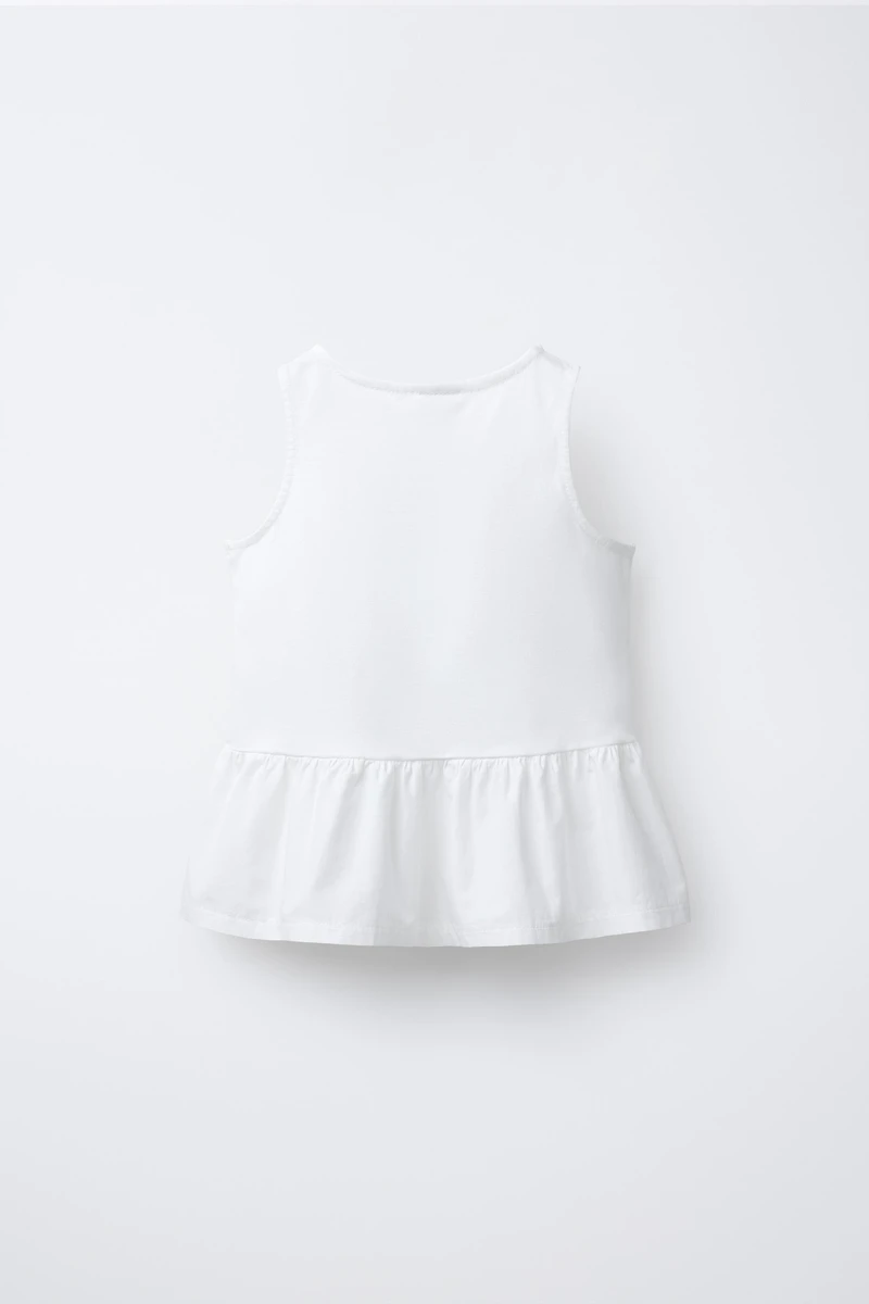 T-SHIRT COMBINÉ AVEC LACETS