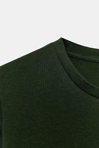 SHORT SLEEVE CROPPED TOP